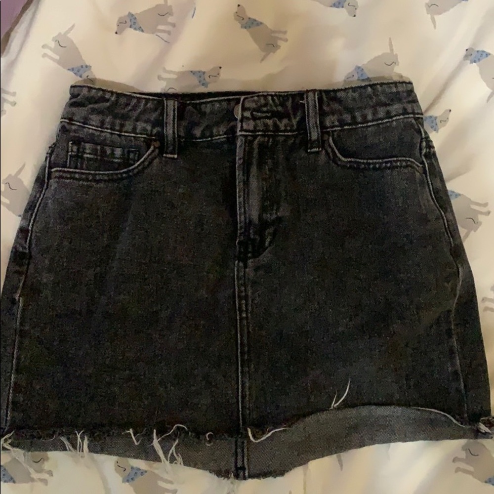 Pacsun Black Denim Skirt